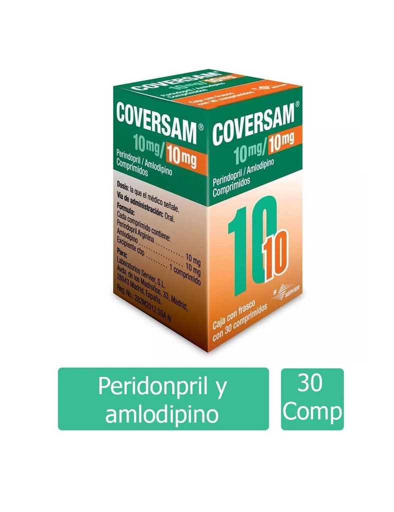 Coversam 10/10 Mg 30 Comprimidos 