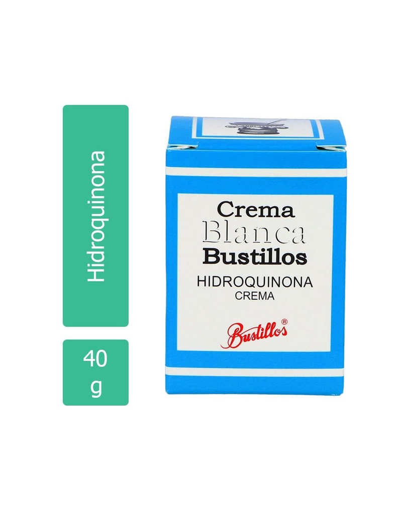 Crema Blanca Hidroquinona Bustillos 40 G 