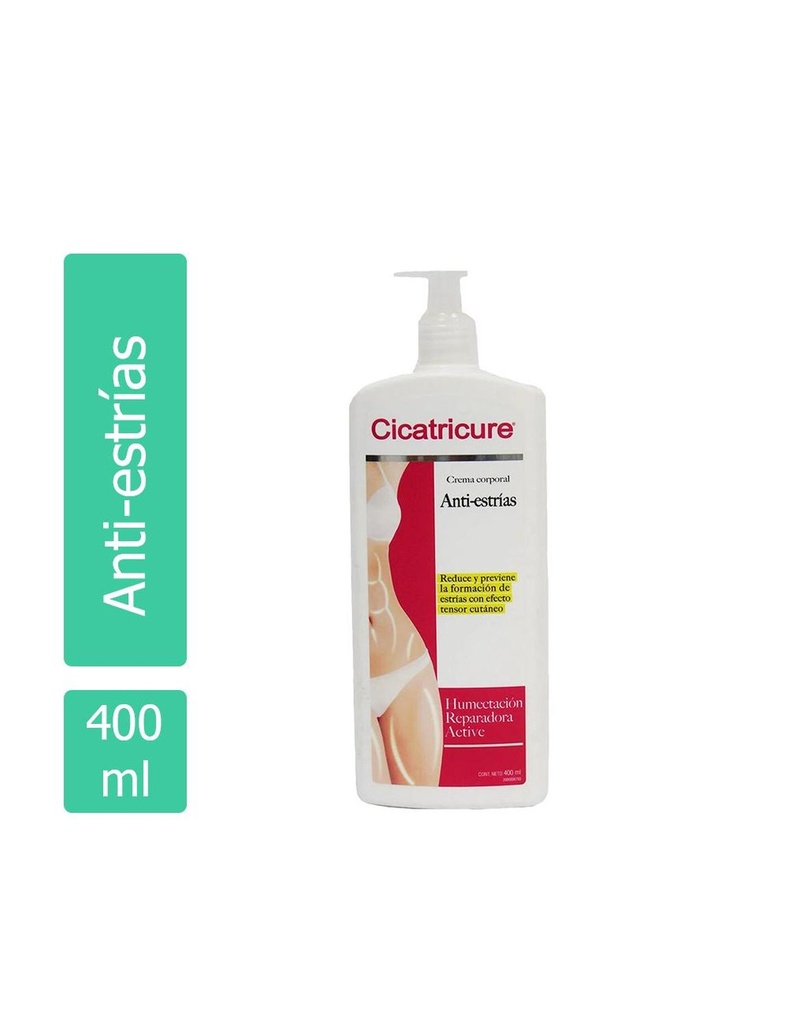 Crema Cicatricure Reparadora Anti-Estrías 400 Ml 