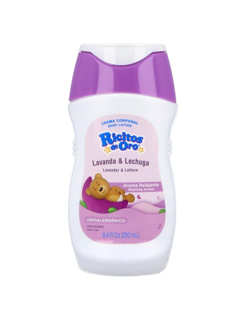 Crema Ricitos De Oro Lavanda-Lechuga 250 Ml 