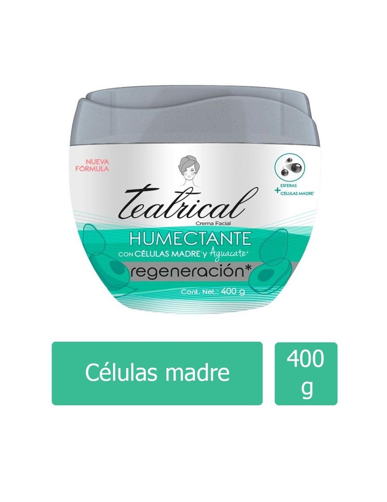 Crema Teatrical Células Madre Humectante 400 G 
