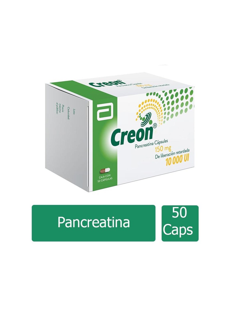 Creon 150 Mg 50 Cápsulas 