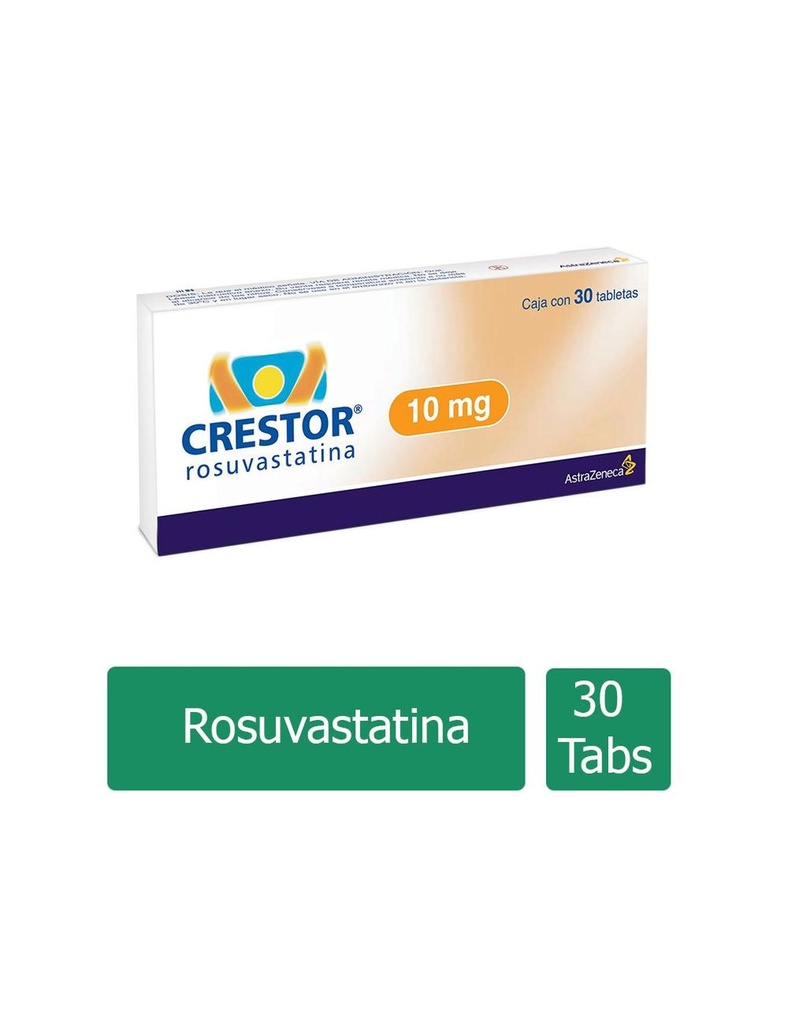 Crestor 10 Mg 30 Tabletas 