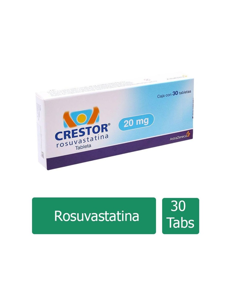 Crestor 20 Mg 30 Tabletas 