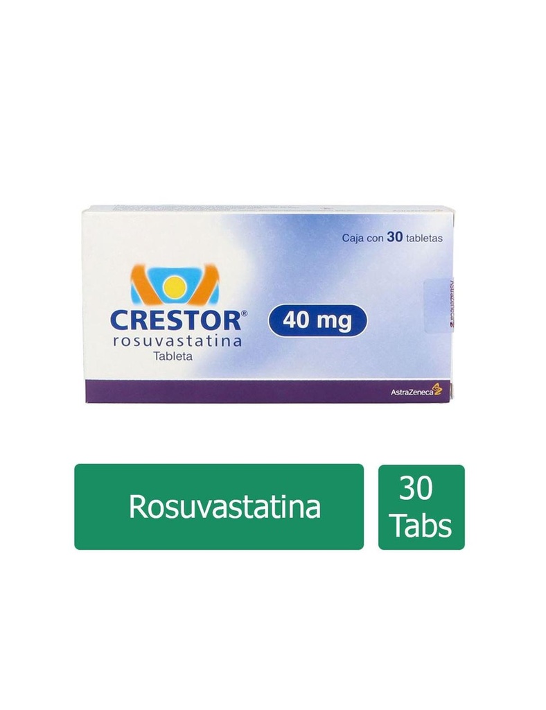 Crestor 40 Mg 30 Tabletas 
