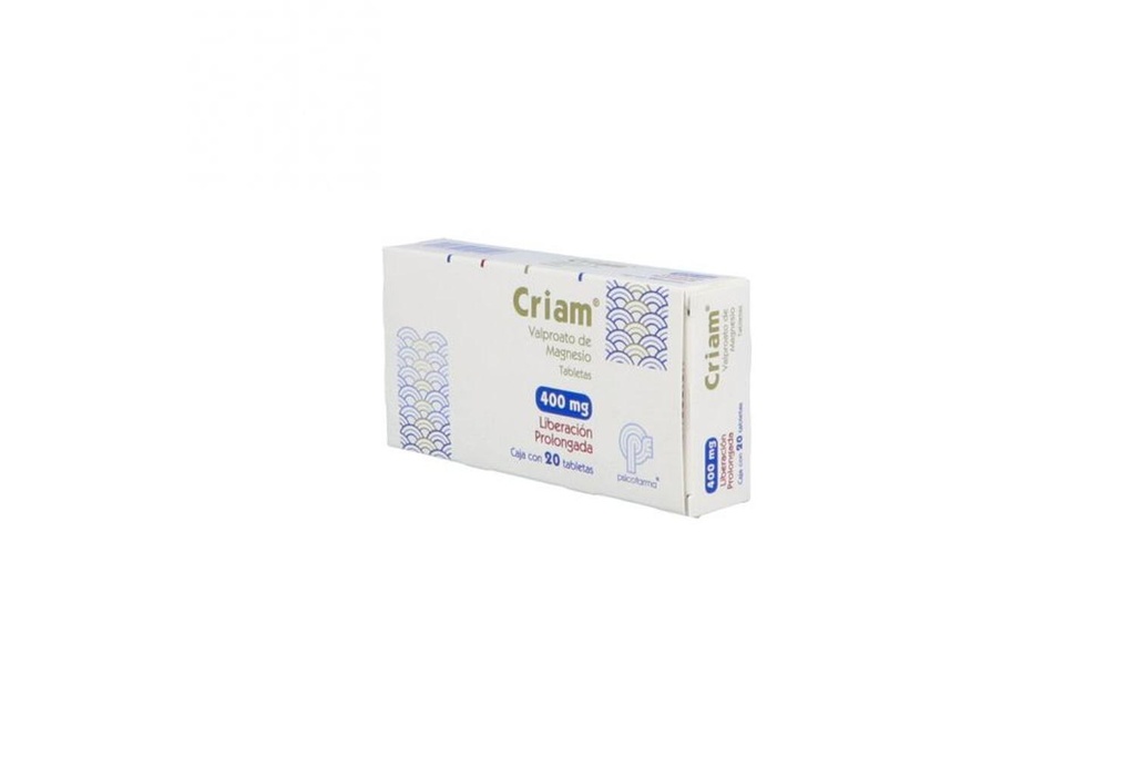 Criam Liberación Prolongada 400 Mg 20 Tabletas 