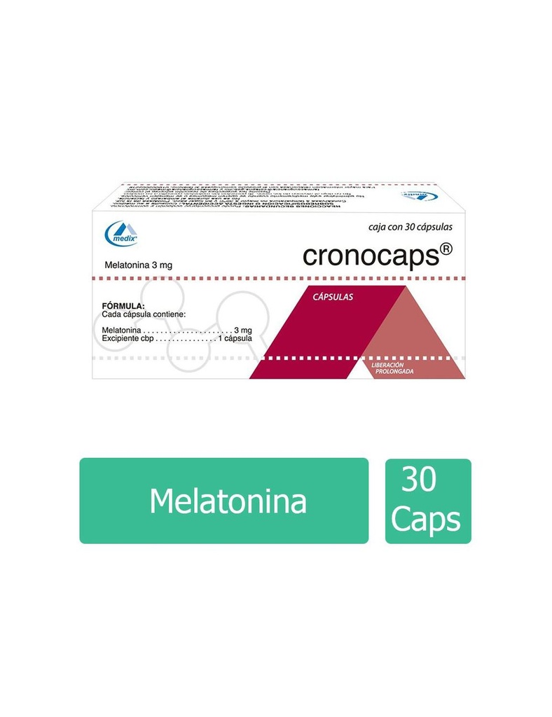 Cronocaps 3 Mg 30 Cápsulas 