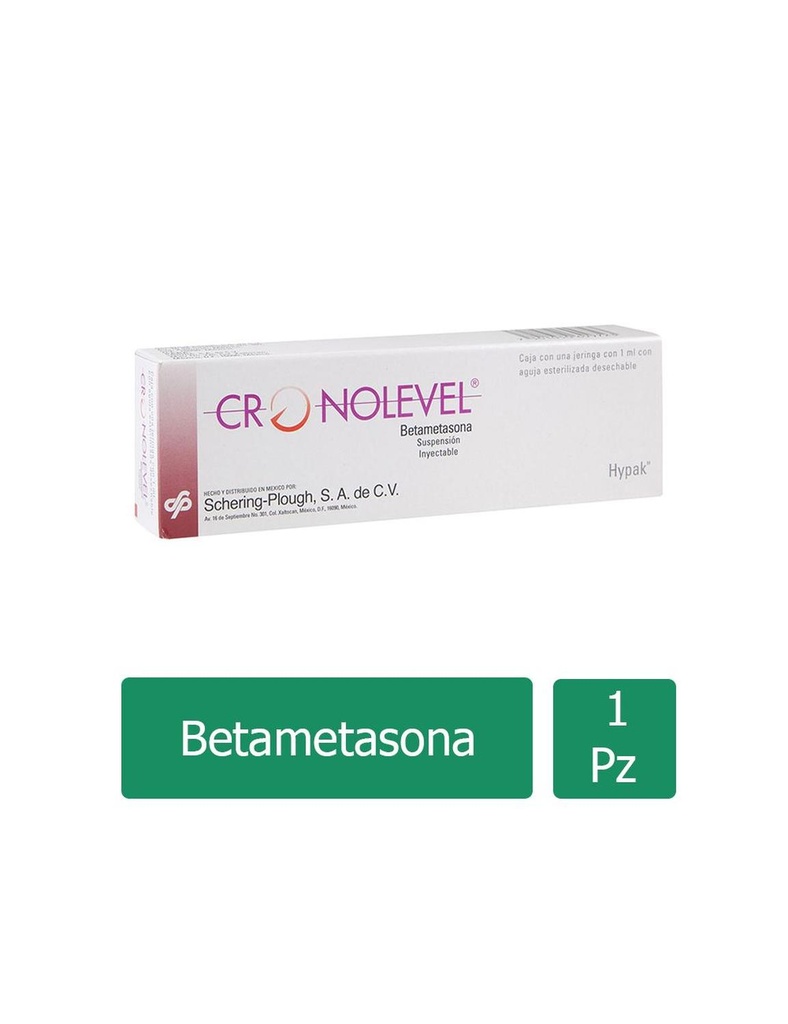 Cronolevel Suspensión Inyectable 1 Ml Hypak Con Jeringa 