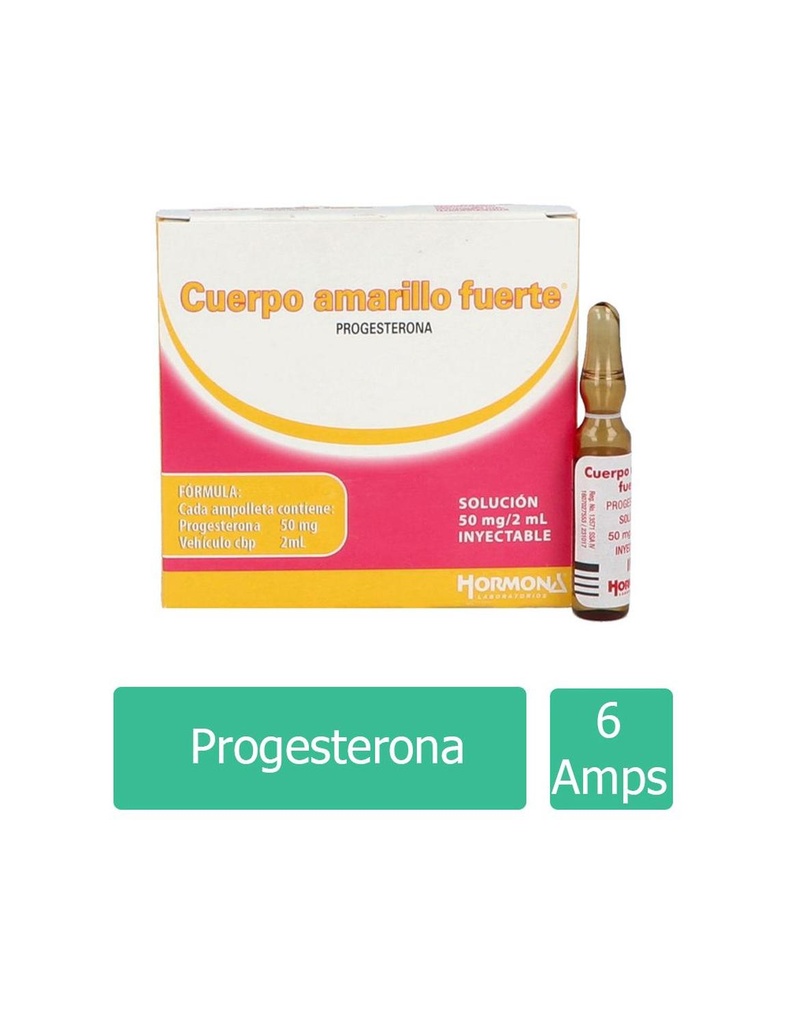 [7501385410000] Cuerpo Amarillo Fuerte 6 Ampolletas 2 Ml 