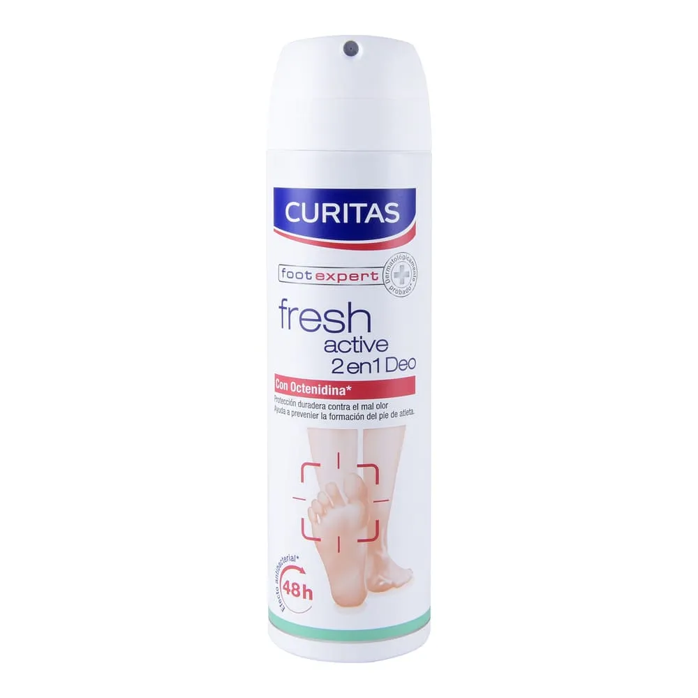 Desodorante Curitas Fresh Active Para Pies Spray 94 G 
