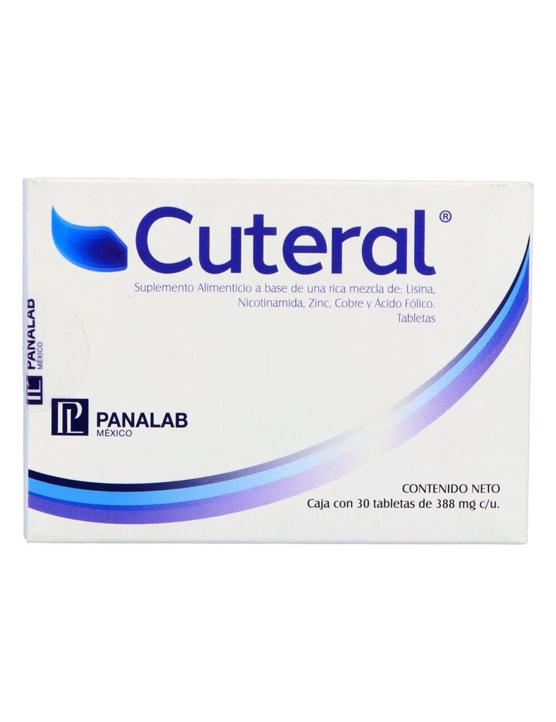 Cuteral Suplemento Alimenticio 30 Tabletas 