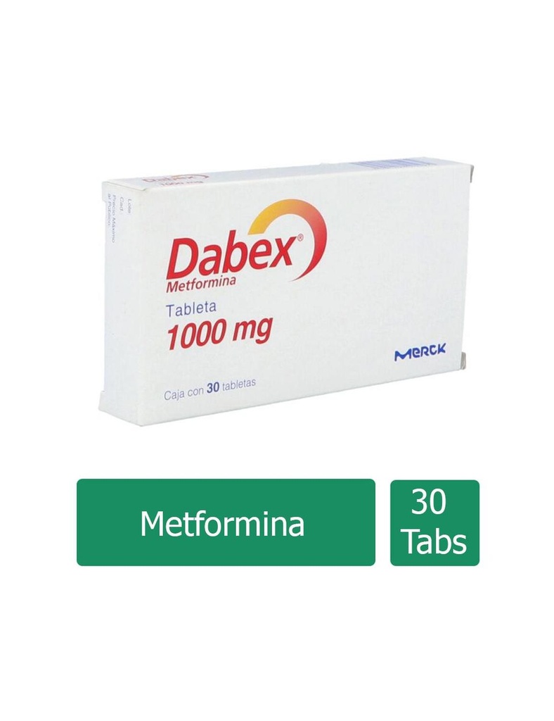 [7501298204970] Dabex 1000 Mg 30 Tabletas 