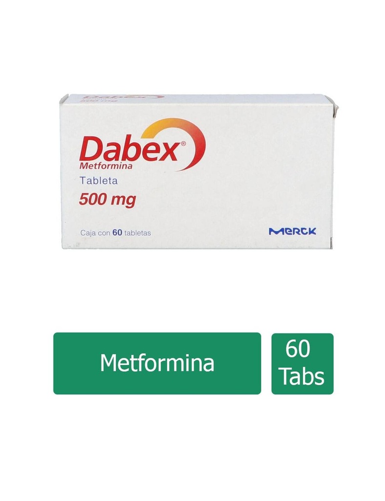 Dabex 500 Mg 60 Tabletas 
