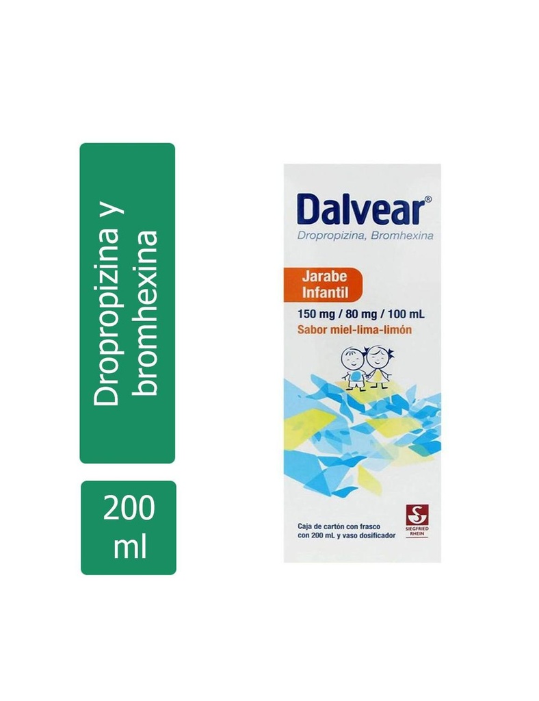 Dalvear 150/80 Mg Infantil Jarabe 200 Ml 