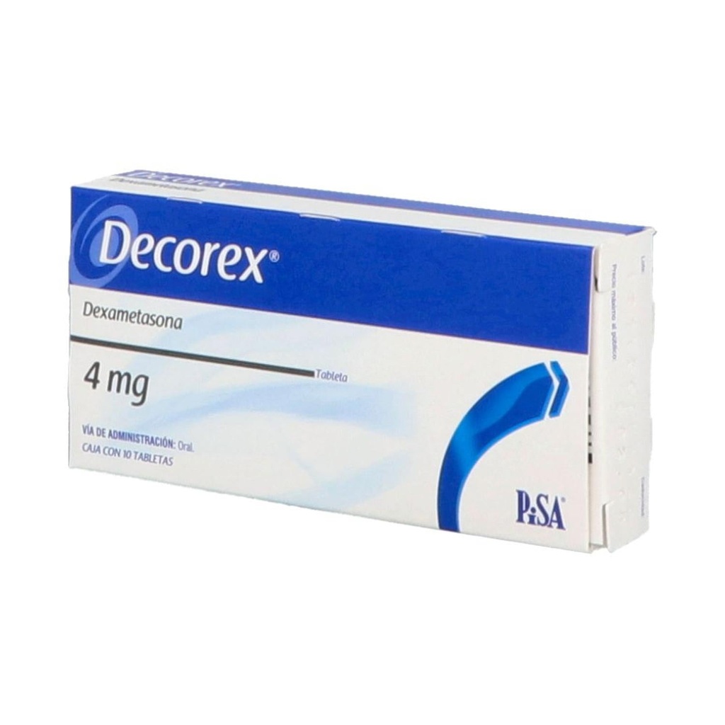 Decorex 4 Mg 10 Tabletas 