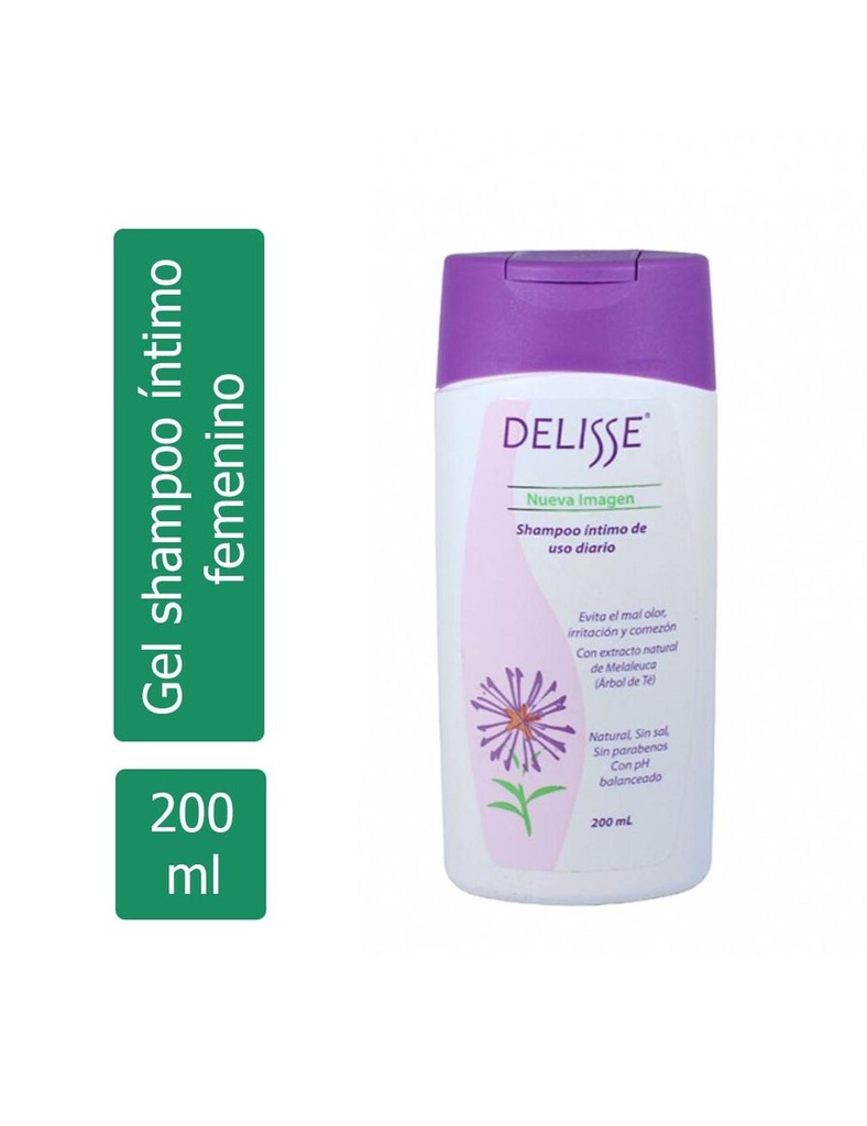 Delisse Gel Shampoo Íntimo Femenino 200 Ml 