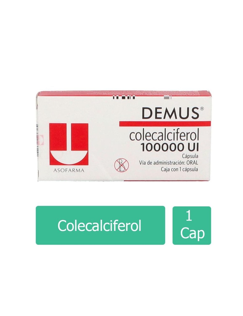Demus 100000 UI 1 Cápsula 