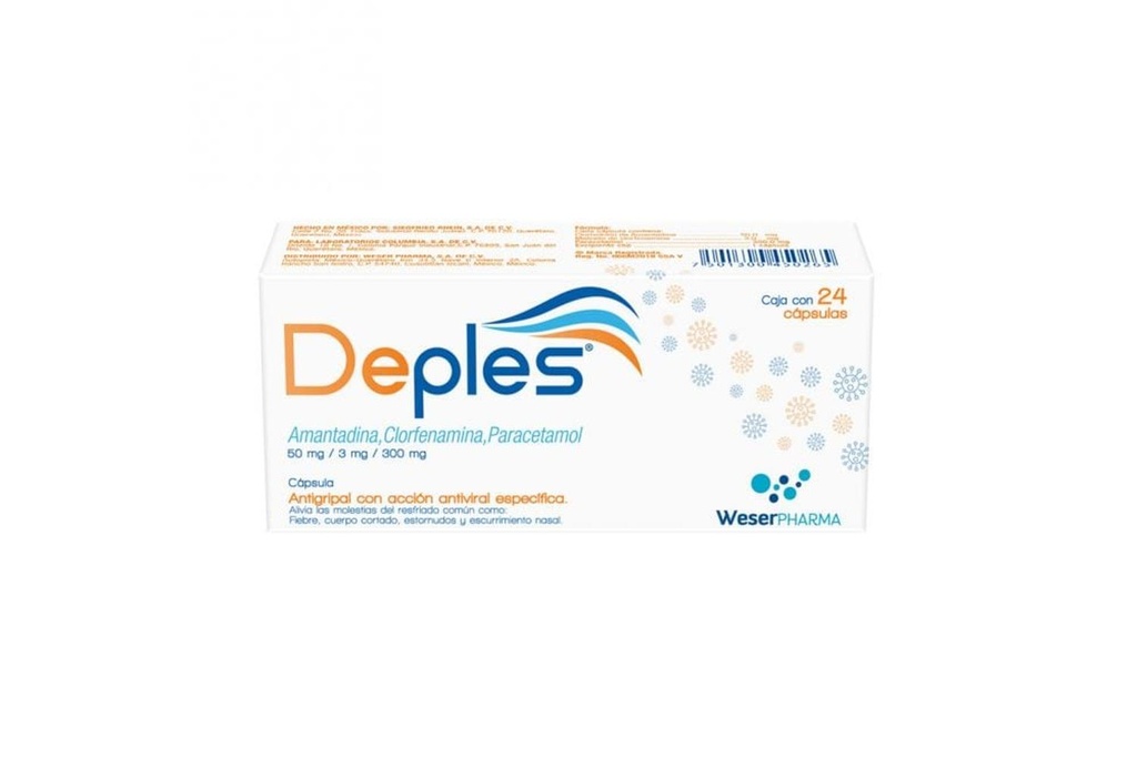 Deples 50/3/300 Mg 24 Cápsulas 