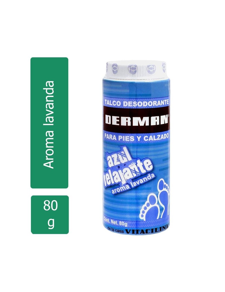 Derman Desodorante Talco 80 G 