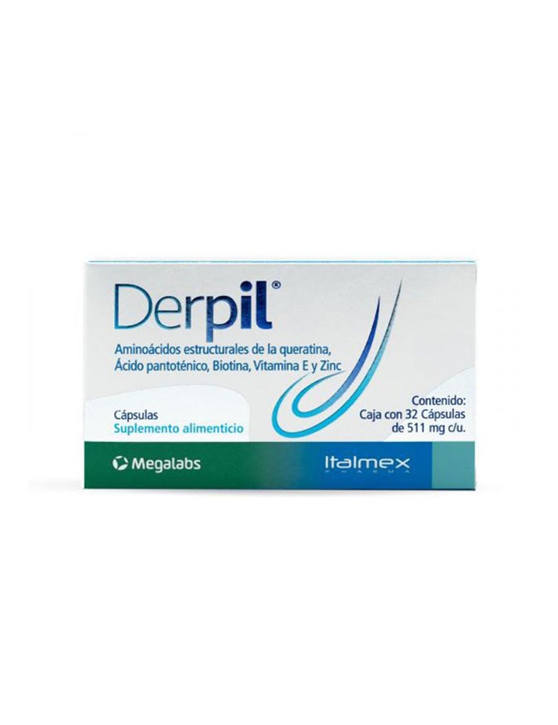 Derpil 415 Mg Suplemento Alimenticio 32 Cápsulas 