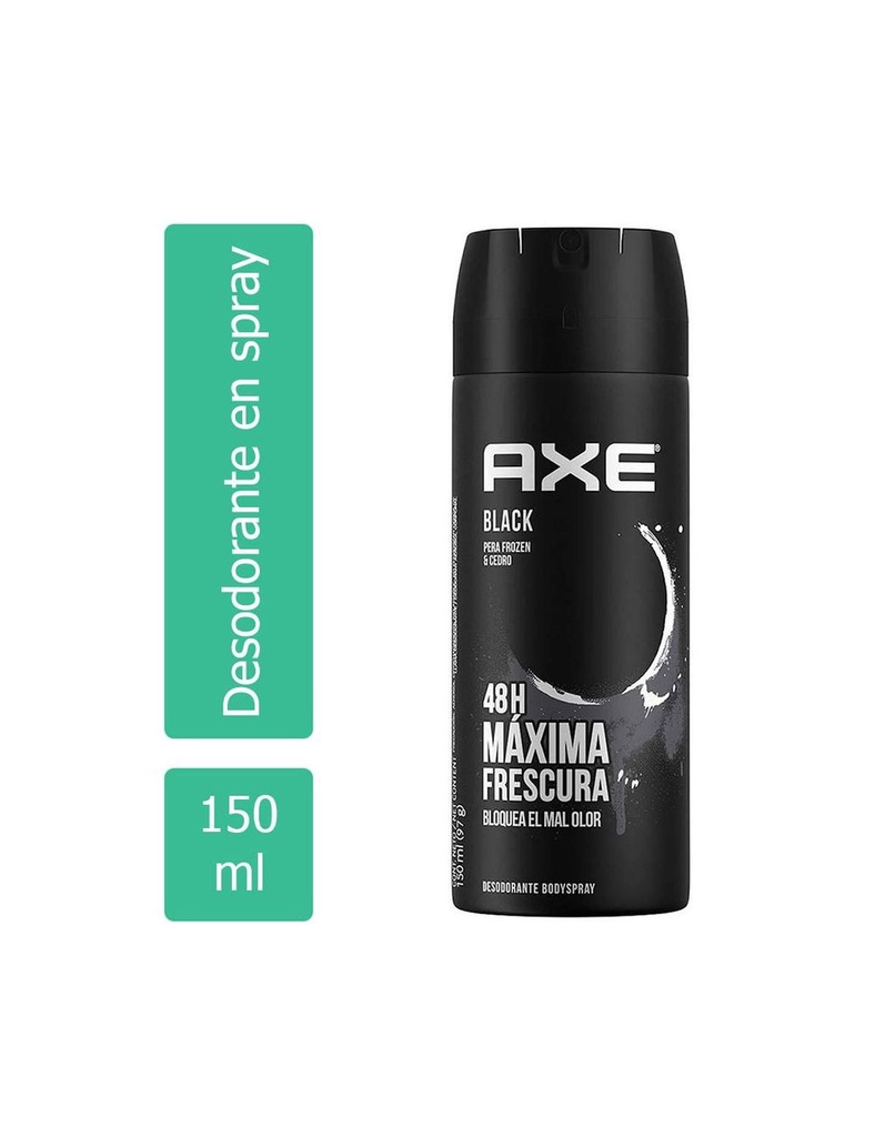 Desodorante Axe Men Black Spray 150 Ml 