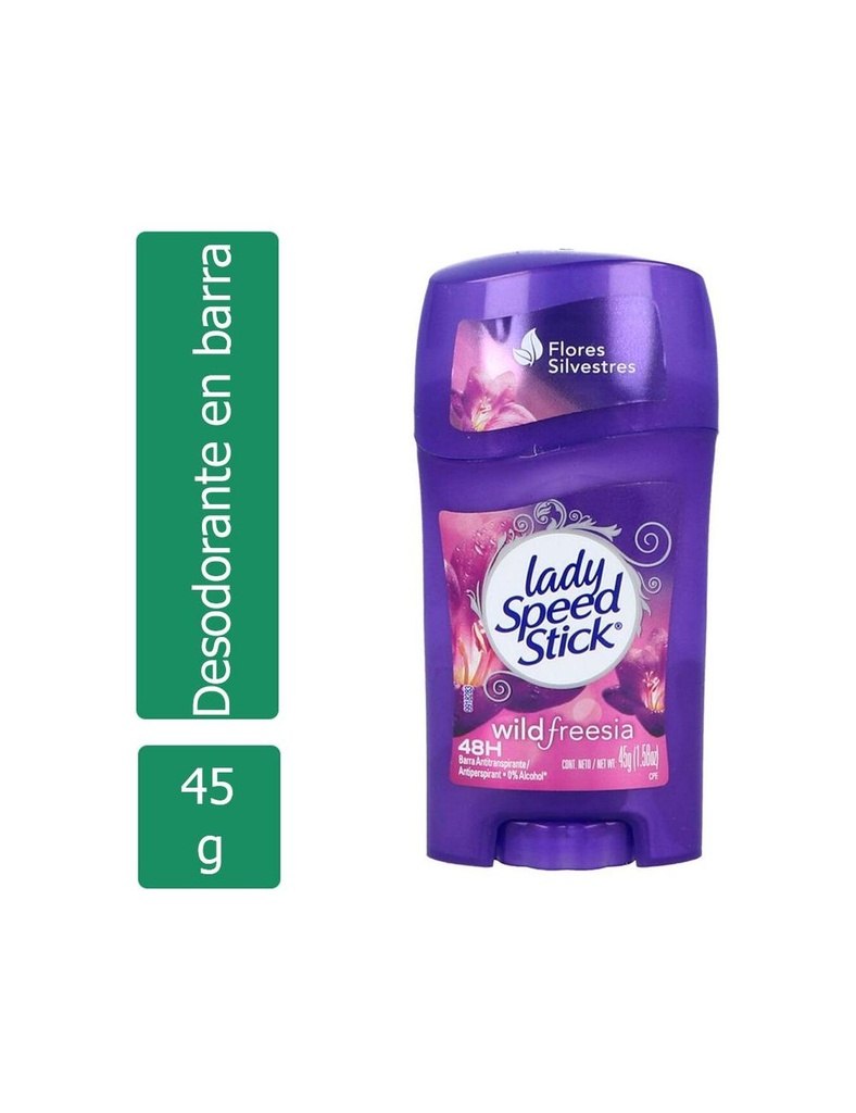 Desodorante Lady Speed Stick WildFreesia 45 G 