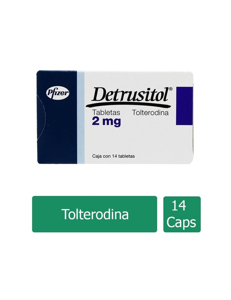 Detrusitol 2 Mg 14 Tabletas 