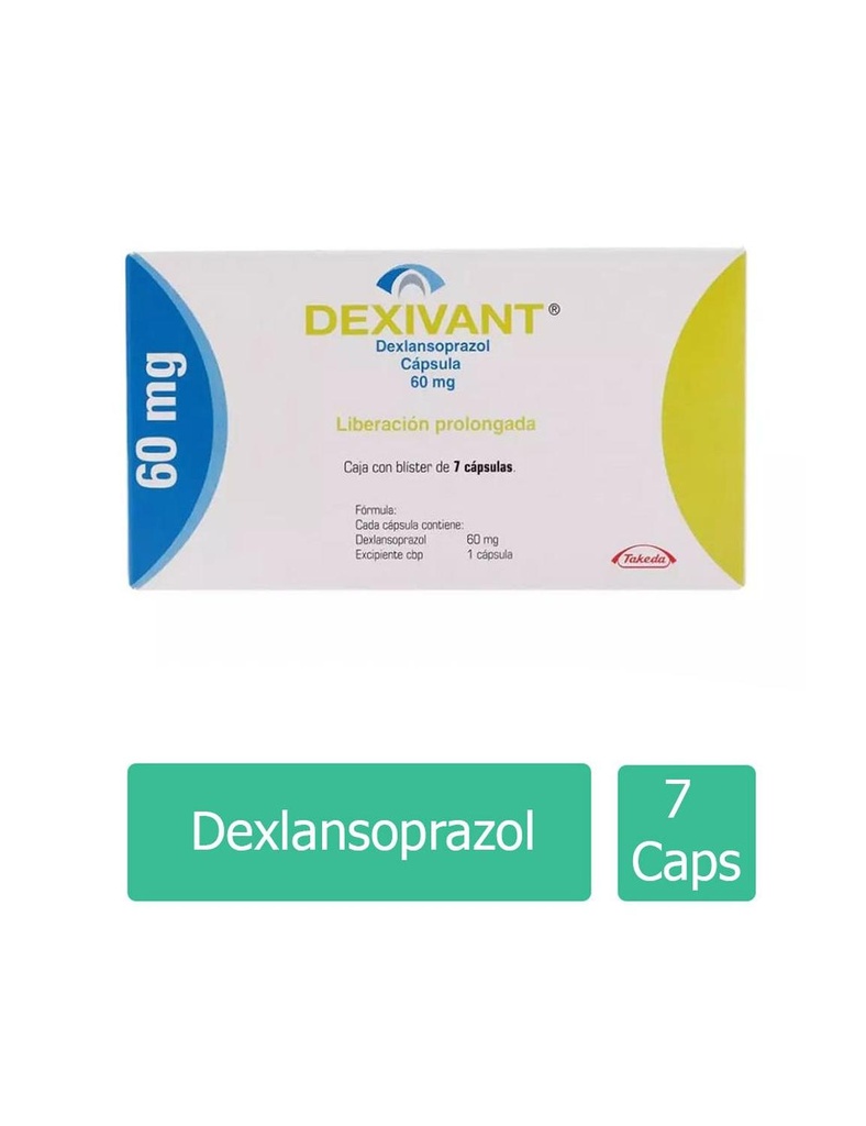 Dexivant Liberación Retardada 60 Mg 7 Cápsulas 