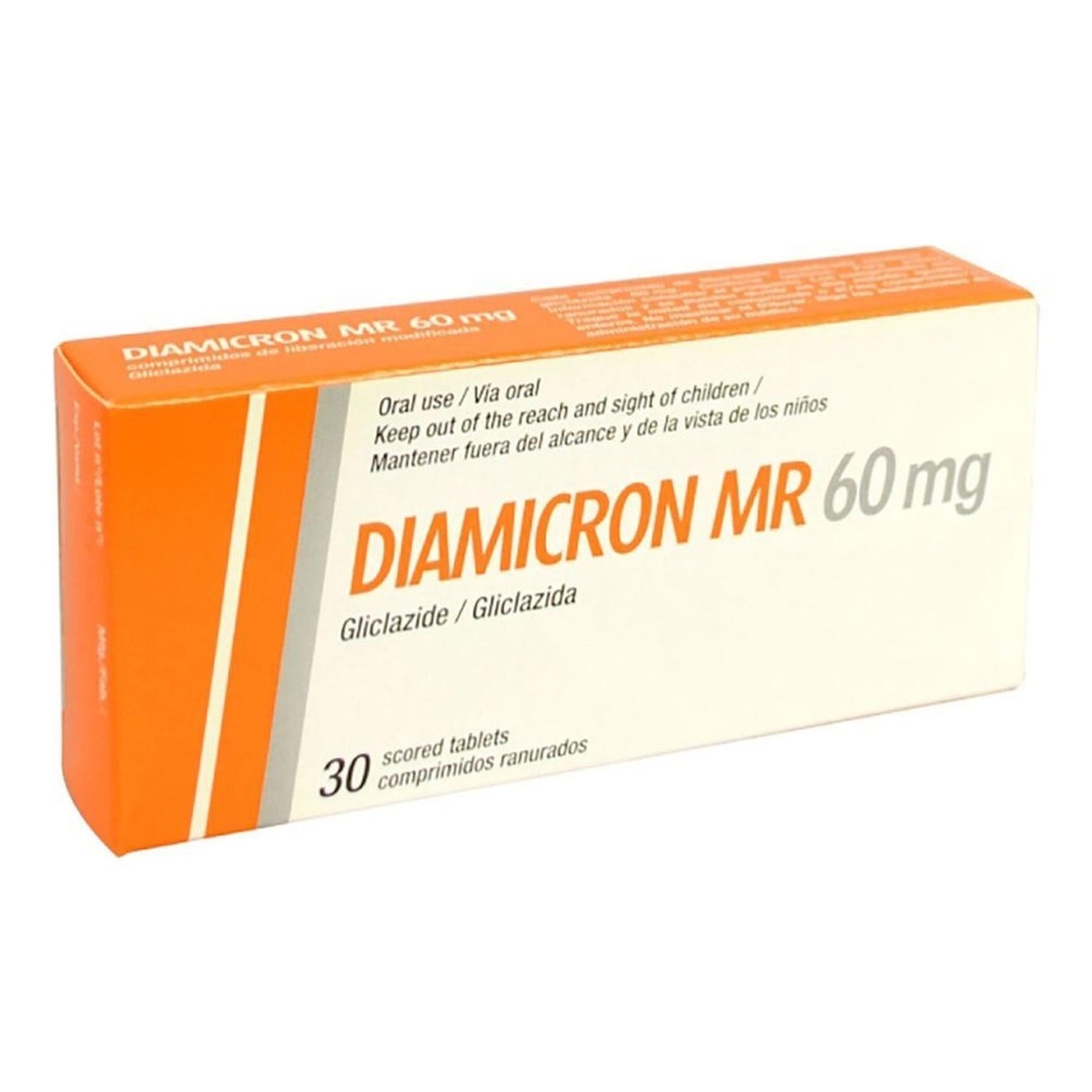 Diamicron Mr 60 Mg 30 Comprimidos 
