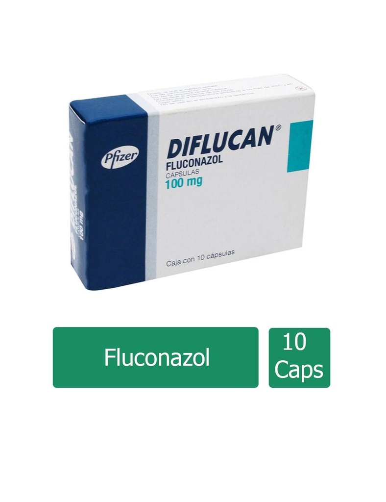 Diflucan 100 Mg 10 Cápsulas 