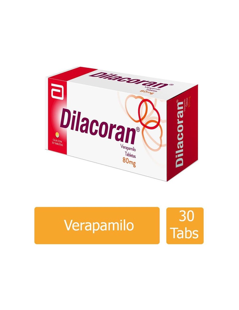 Dilacoran 80 Mg 30 Grageas 