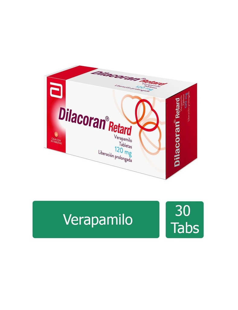 Dilacoran Retard 120 Mg 30 Tabletas 