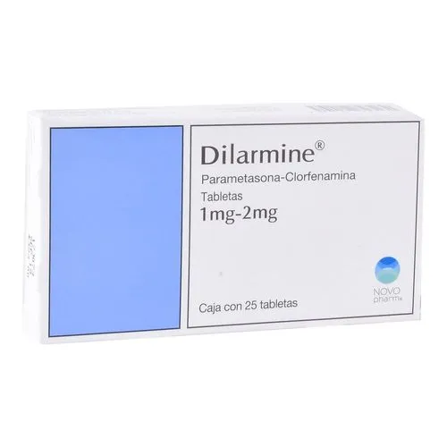 Dilarmine 1/2 Mg 25 Tabletas 