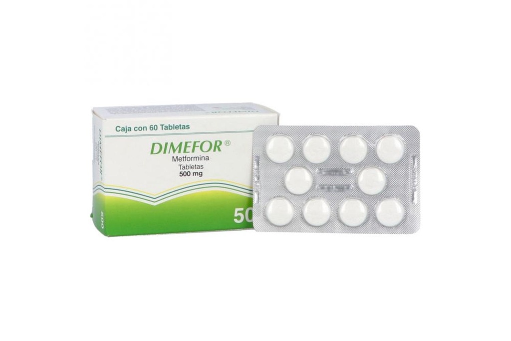 Dimefor 500 Mg 60 Tabletas 