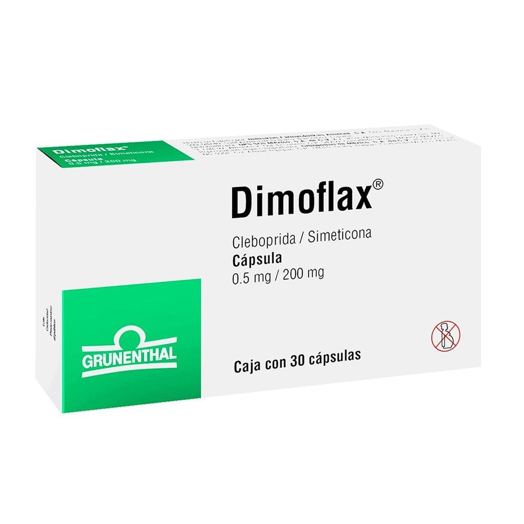 Dimoflax 0.5/200 Mg 30 Cápsulas 