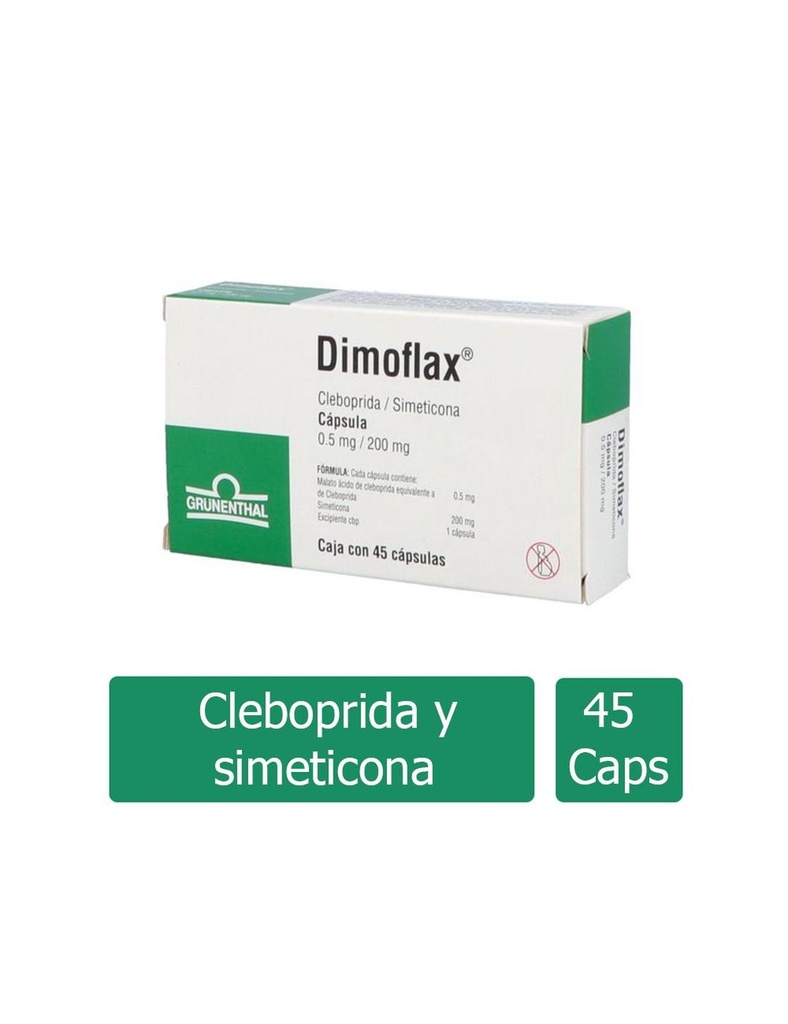 Dimoflax 0.5/200 Mg 45 Cápsulas 