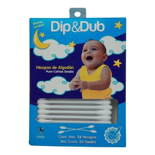 Aplicador Algodón Dip & Dub 54 Piezas 