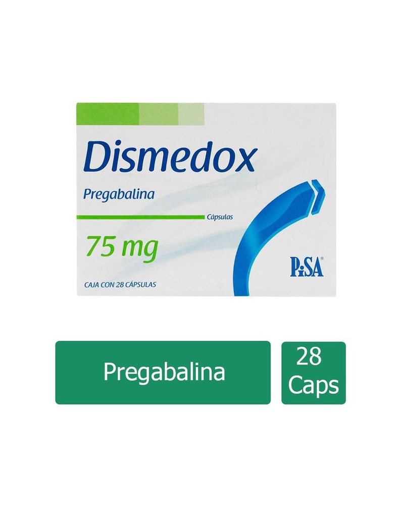 [7501125161520] Dismedox 75 Mg 28 Cápsulas 