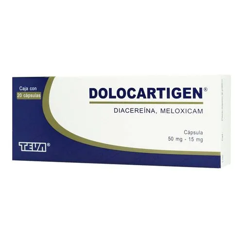 Dolocartigen 50/15 Mg 20 Cápsulas 