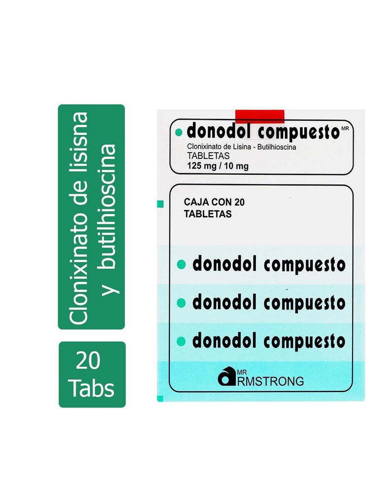 [7501089808790] Donodol Compuesto 125 Mg 20 Tabletas 