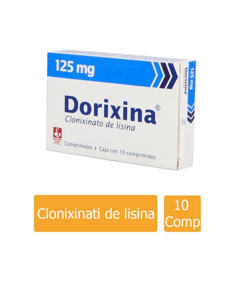 Dorixina 125 Mg 10 Tabletas 