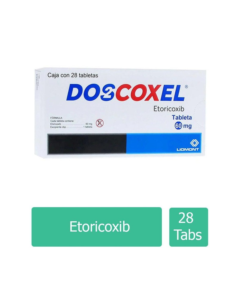 [7501299309162] Doscoxel 60 Mg 28 Tabletas 