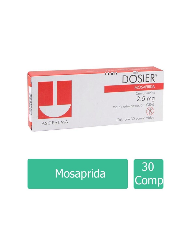 Dosier 2.5 Mg 30 Comprimidos 