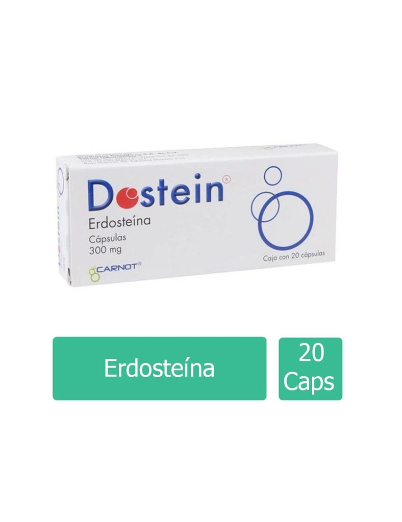 Dostein 300 Mg 20 Cápsulas 