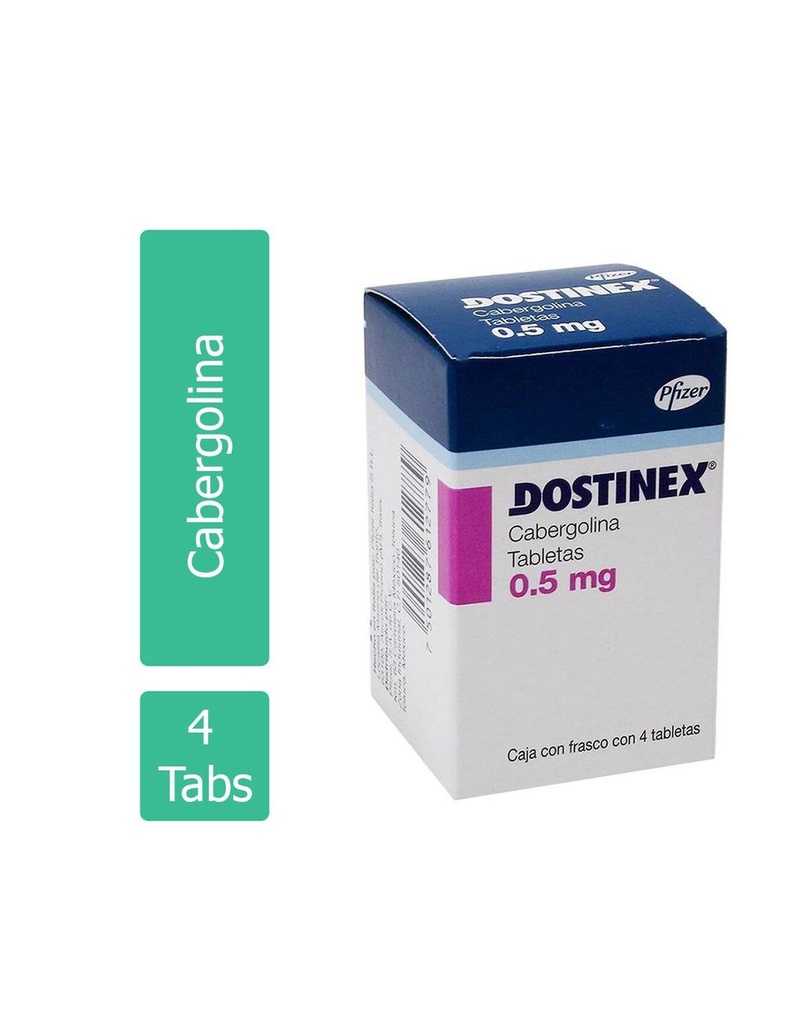 Dostinex 0.5 Mg 4 Tabletas 