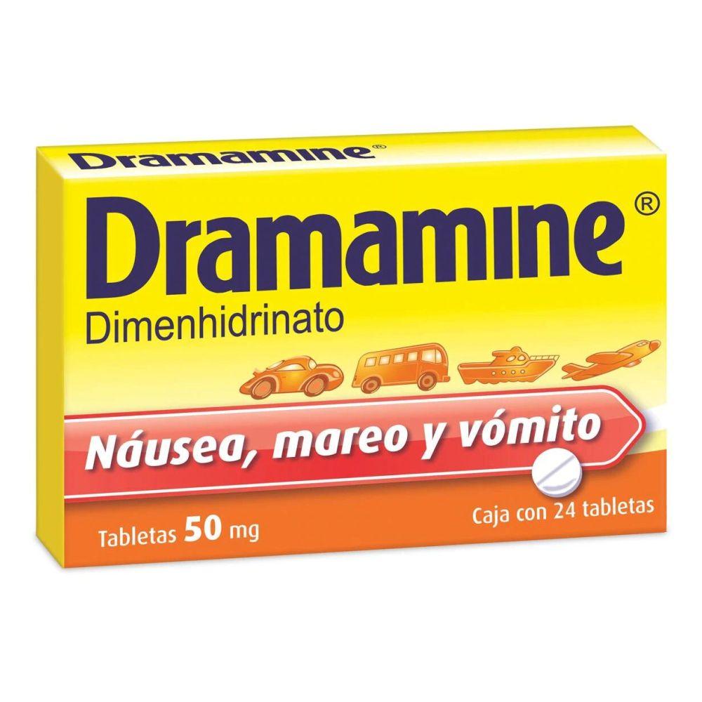 Dramamine 50 Mg 24 Tabletas 