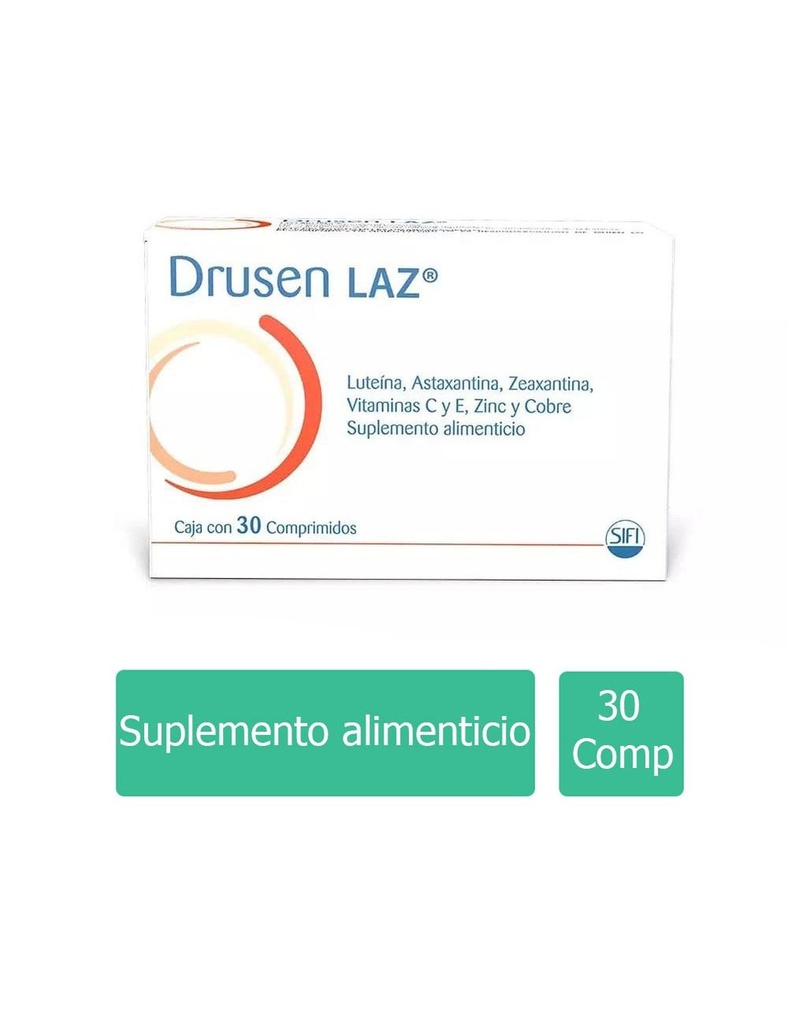 [7503014492180] Drusen Laz Suplemento Alimenticio 30 Comprimidos 