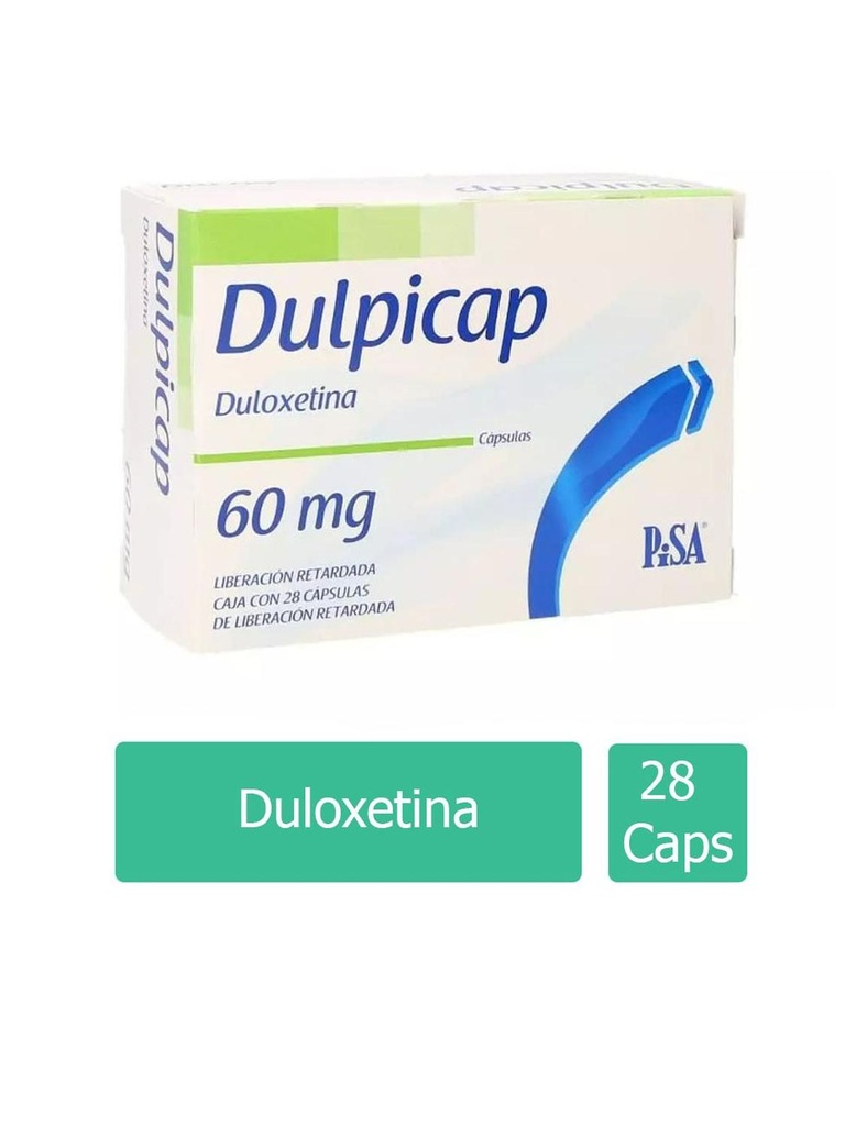 Dulpicap 60 Mg Caja 28 Cápsulas 