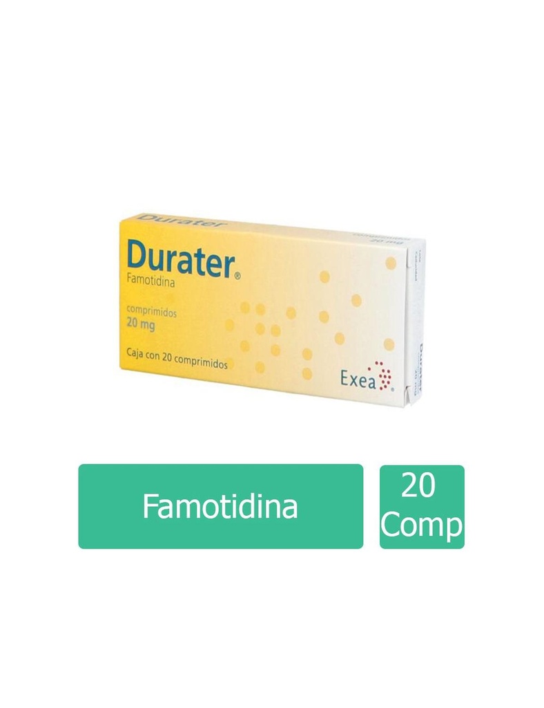 Durater 20 Mg 20 Comprimidos 