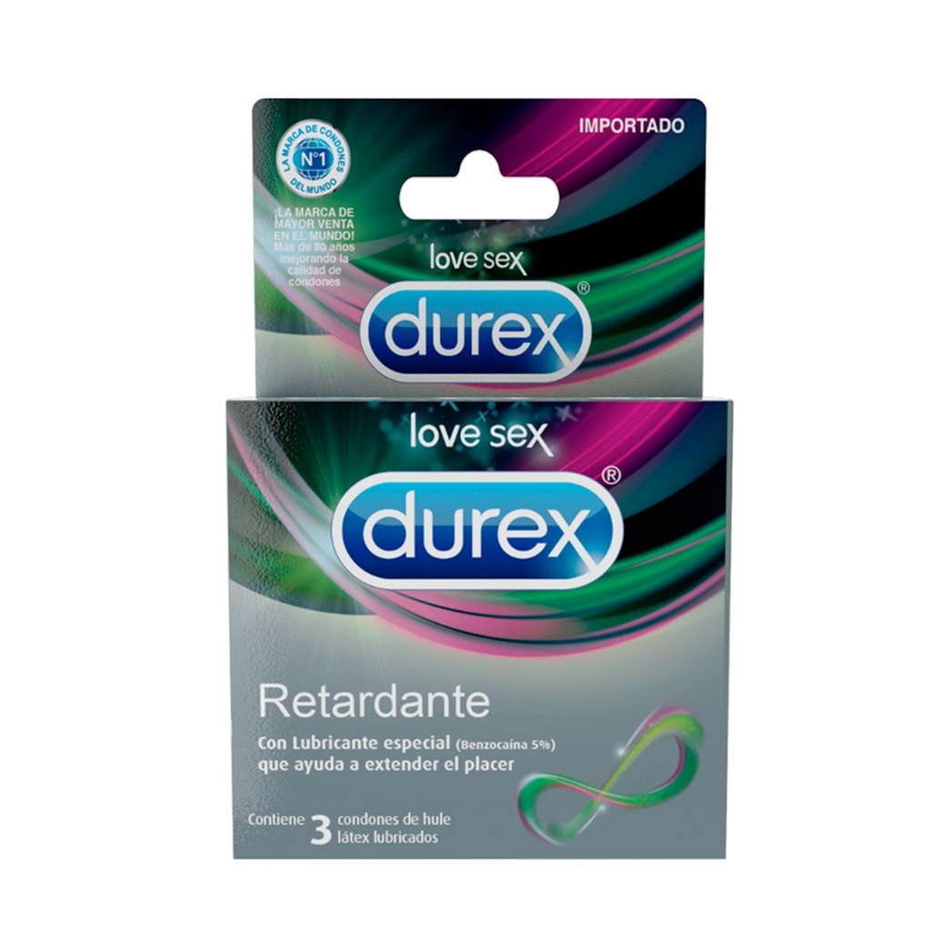 Durex Retardante 3 Condones